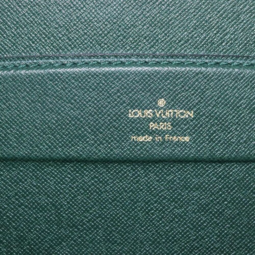 Louis Vuitton Malle Green Leather Travel Bag (Pre-Owned) - Picture 10 of 16